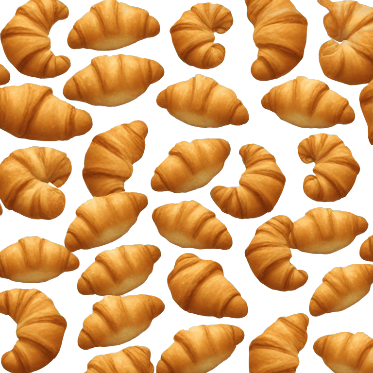 croissant eating croissant emoji