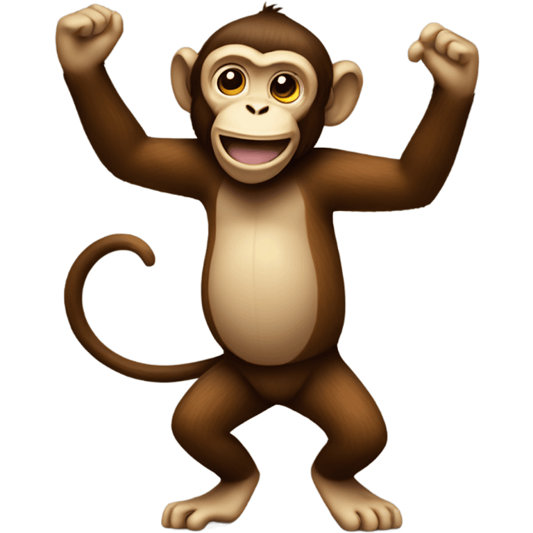 Monkey dancing  emoji