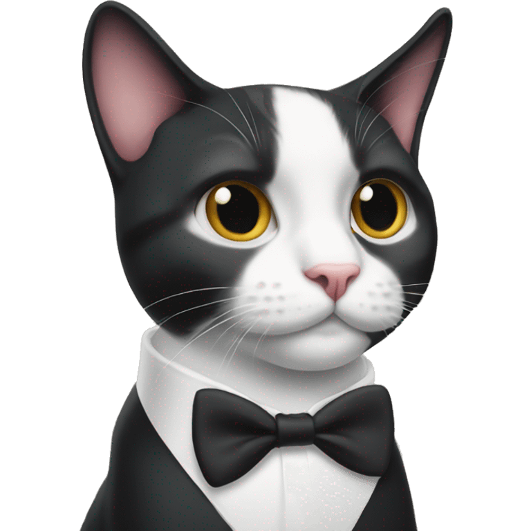 tuxedo cat emoji emoji