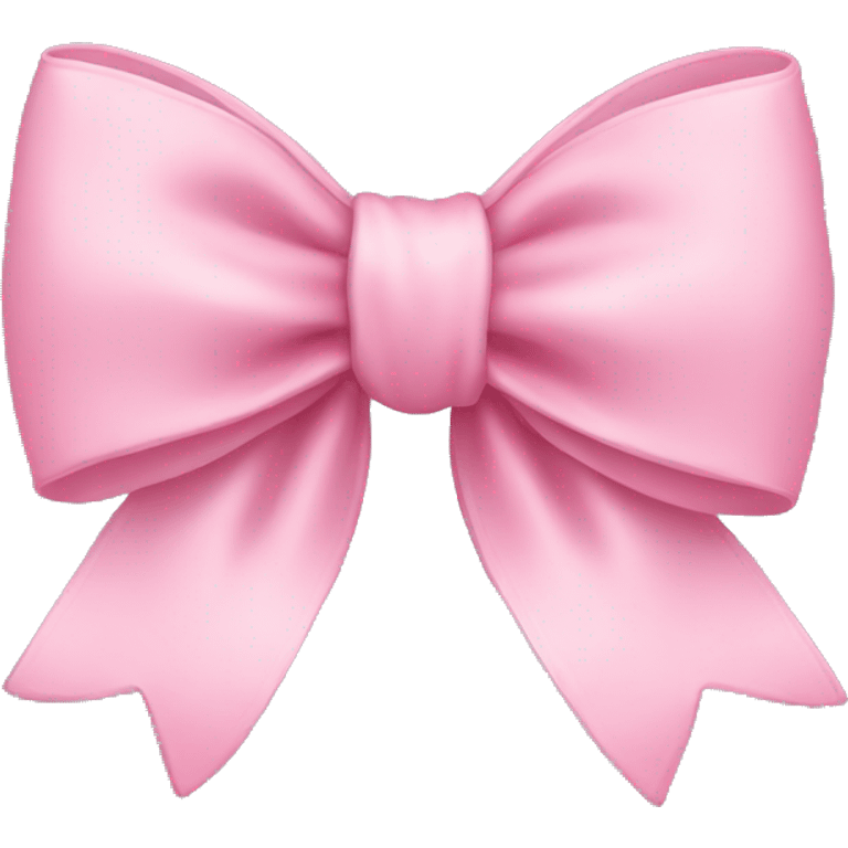 Baby pink bow emoji