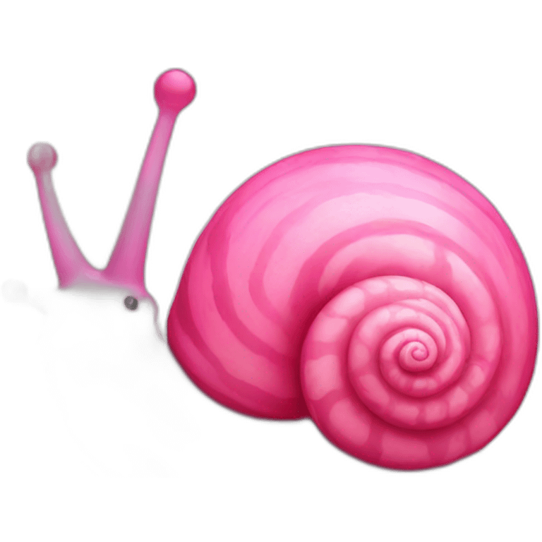 pink snail emoji