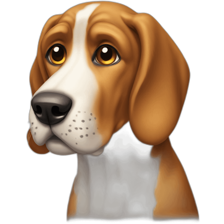 Hound dog emoji