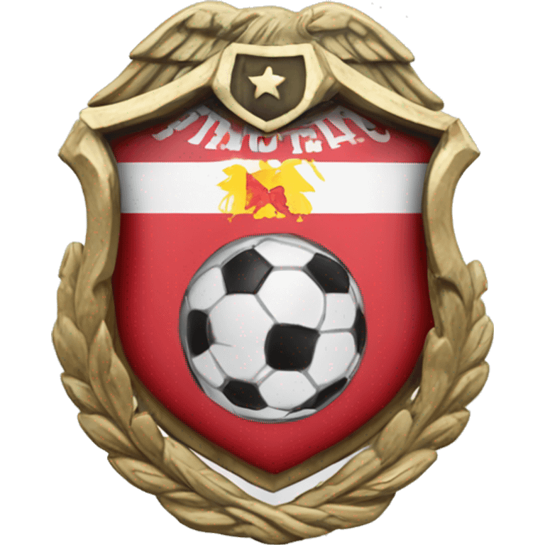 Escudo de time de futebol escrito CRF emoji