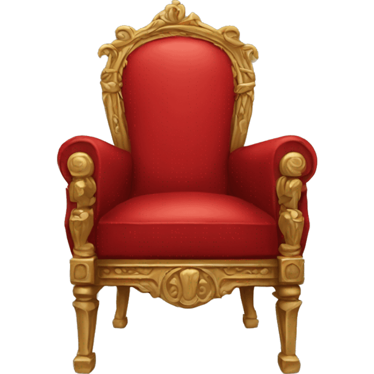 red throne  emoji