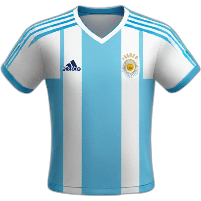 Argentina soccer jersey emoji