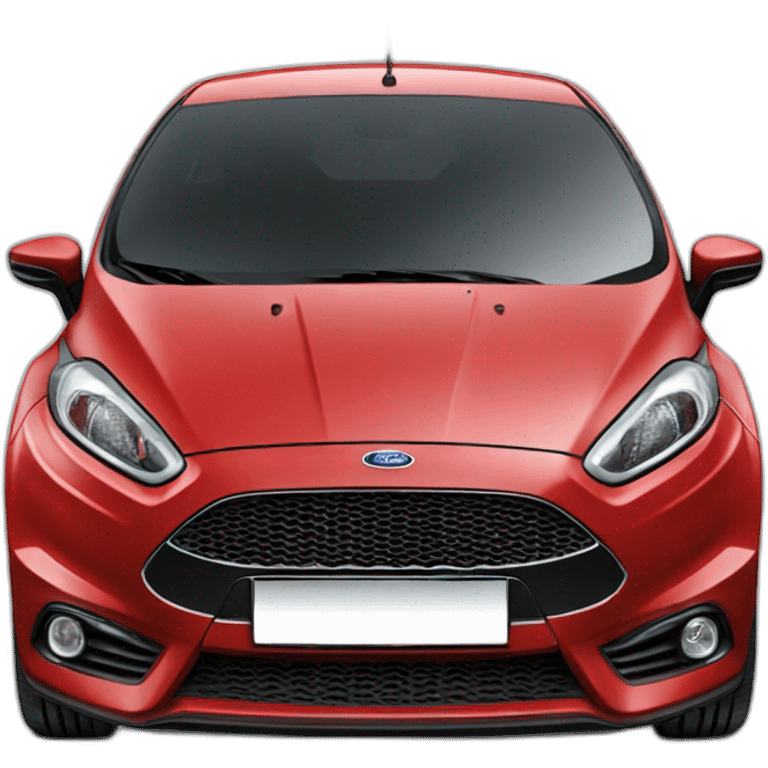 red ford fiesta st emoji