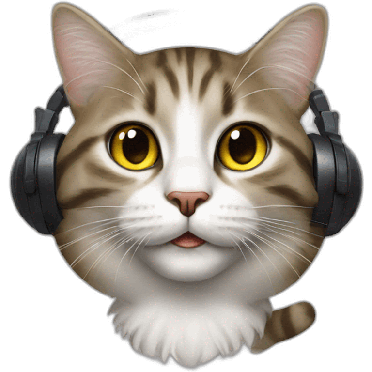 dj cat emoji