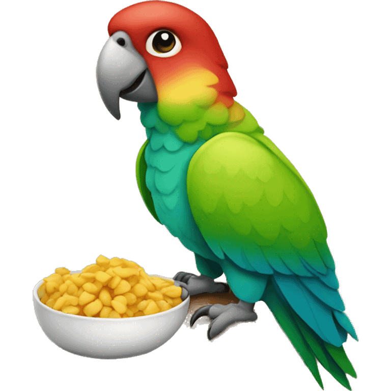 Parrot Foodie emoji