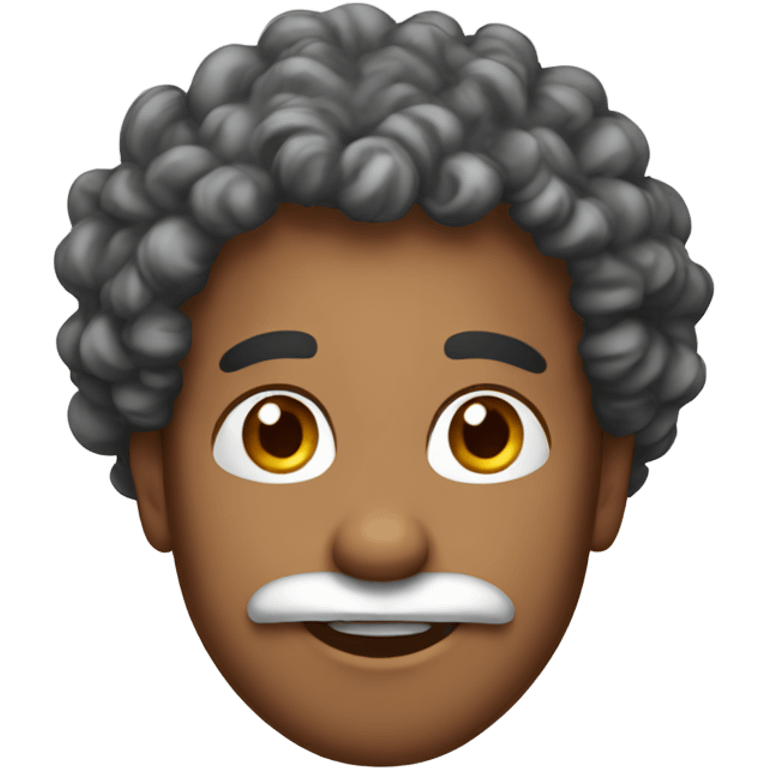 Curly santa  emoji