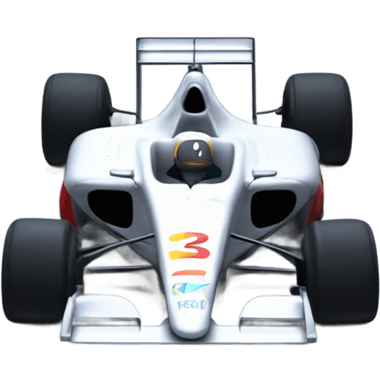 f1 racing car front view  emoji