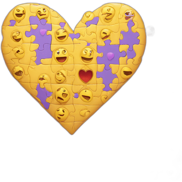 millenium puzzle in a heart emoji