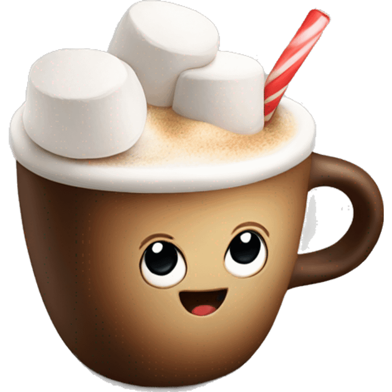 Coffee with marshmallows  emoji