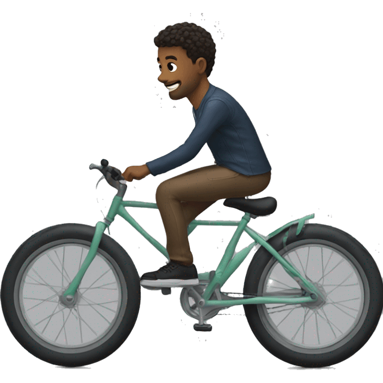 Alex on bike  emoji