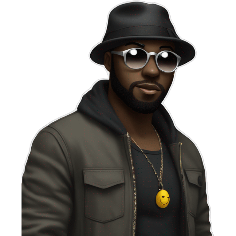 Maître GIMS en studio emoji