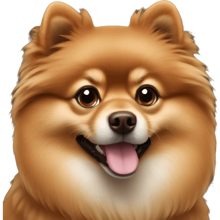 brown pomeranian emoji