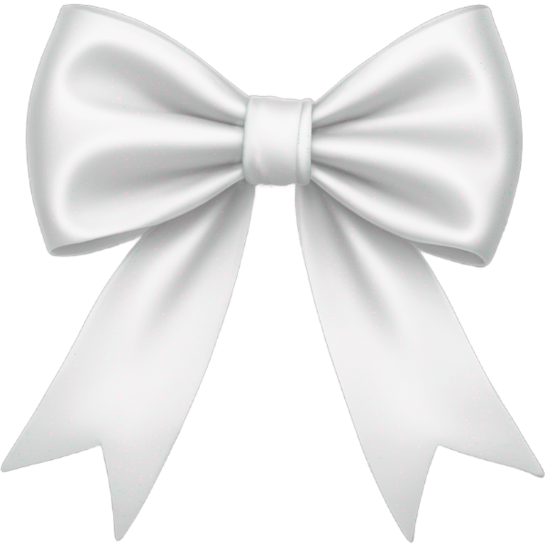 white bow emoji