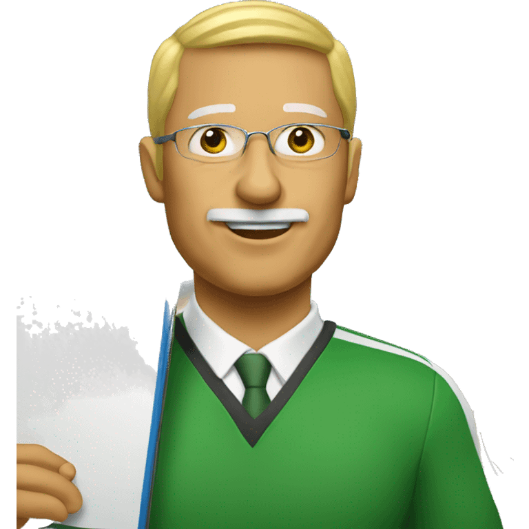 coach with clipboard emoji