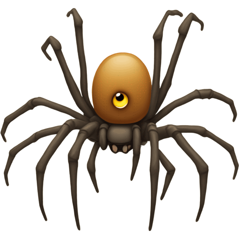 Six eyed desert spider emoji