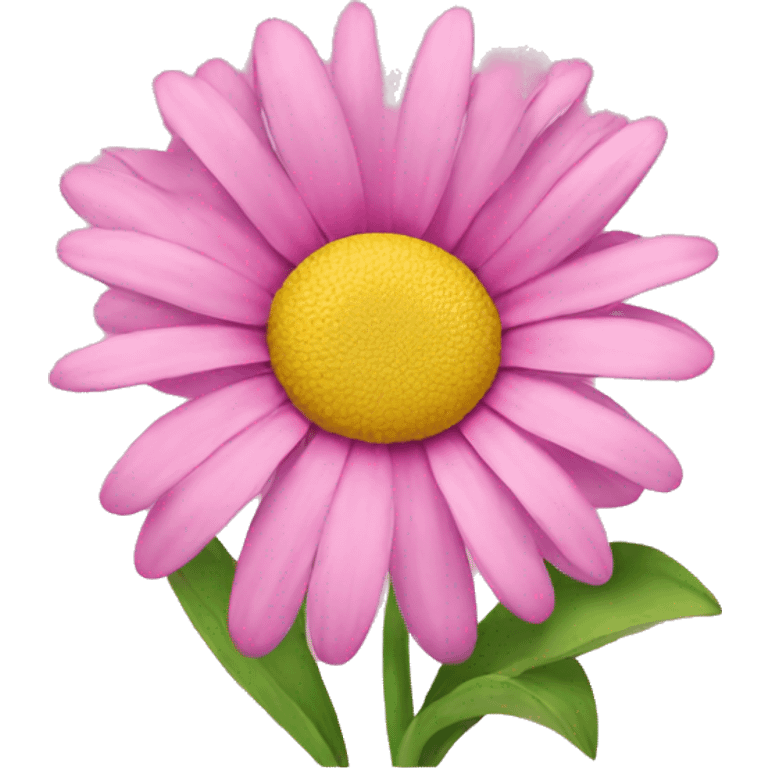 pink daisy emoji