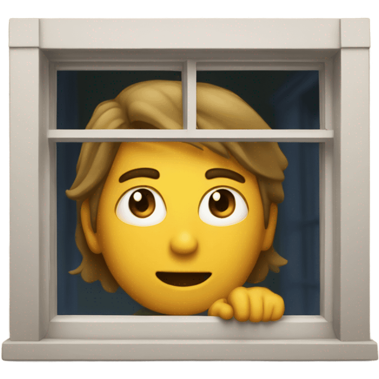 Outside looking in emoji