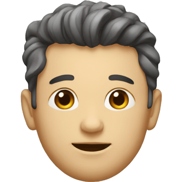 Homme avec grosse calvitie emoji