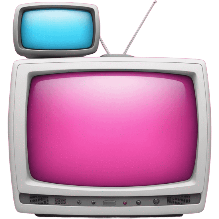 Pink tv emoji