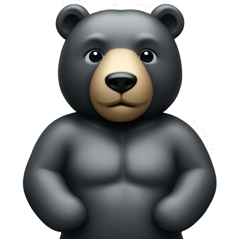 The bear statue emoji