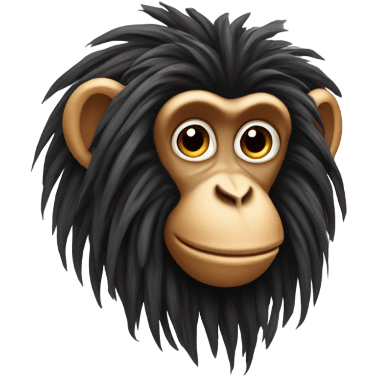 monkey with dreads  emoji