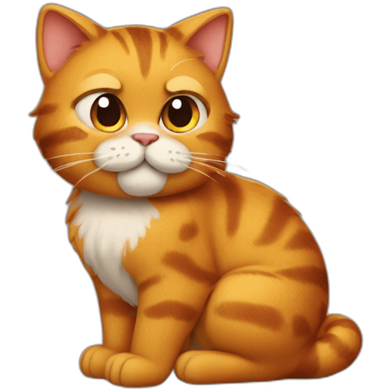 garfield the cat emoji