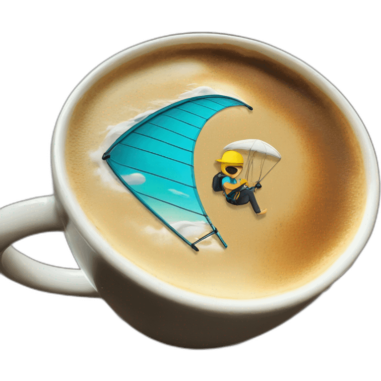 Kitesurfer Coffee emoji