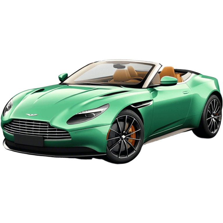 Aston Martin DB11 - Aston Martin (Model Year: 2022) (Iconic colour: Green) emoji