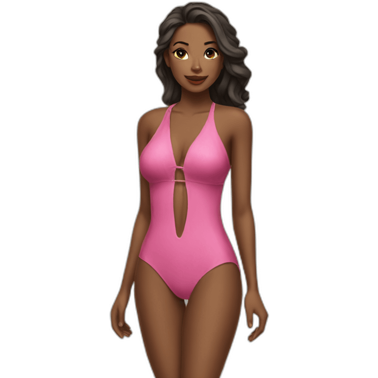 sexy chic in swimsuit emoji