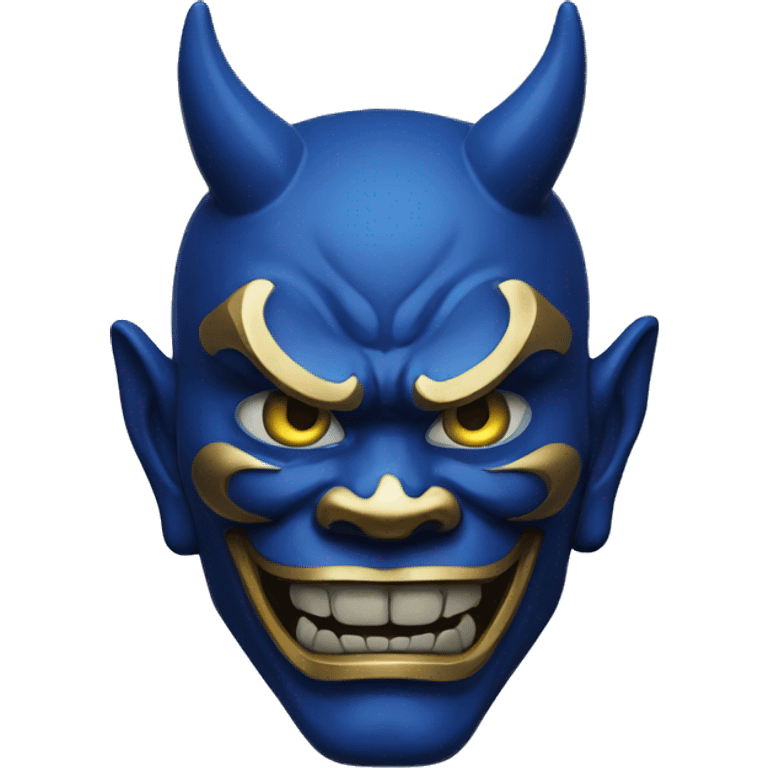 Hannya bleu  emoji