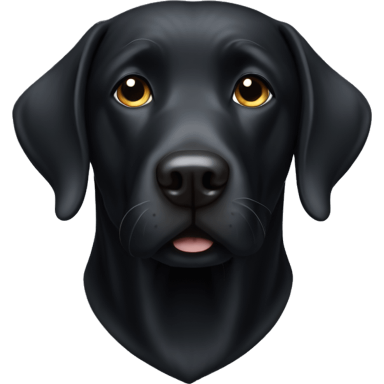 Black Labrador retriever  emoji