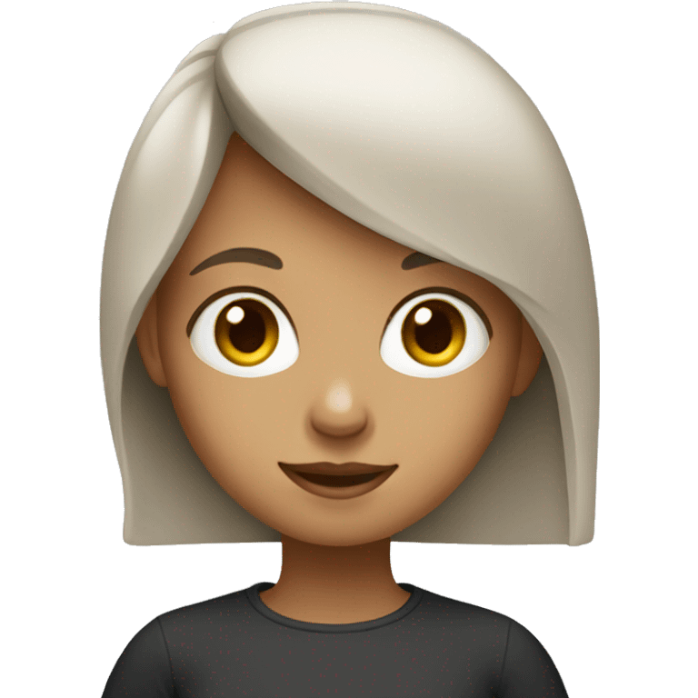 iPad girl emoji