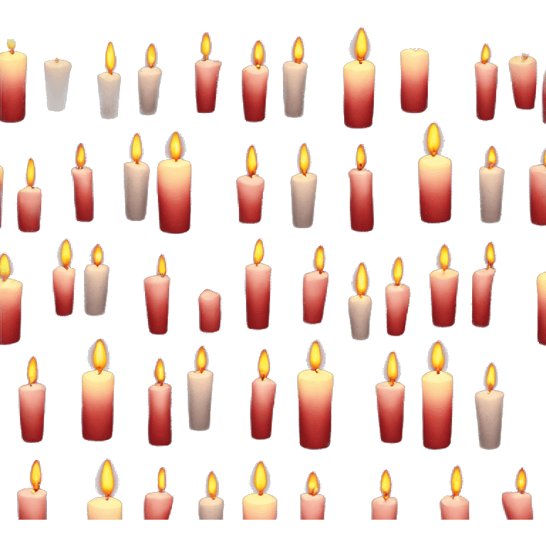 Xmas candles  emoji