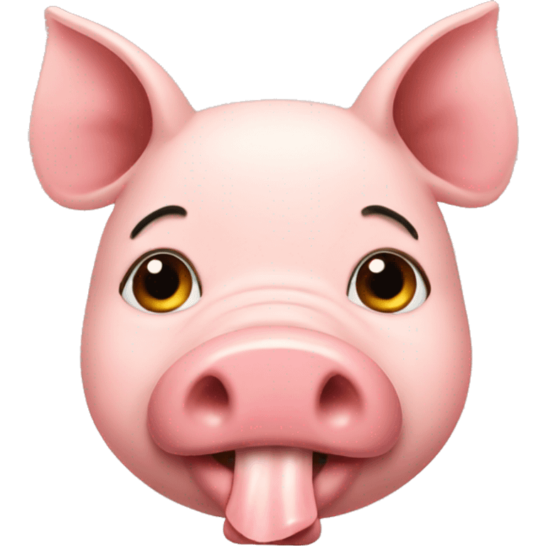 pig eating  emoji