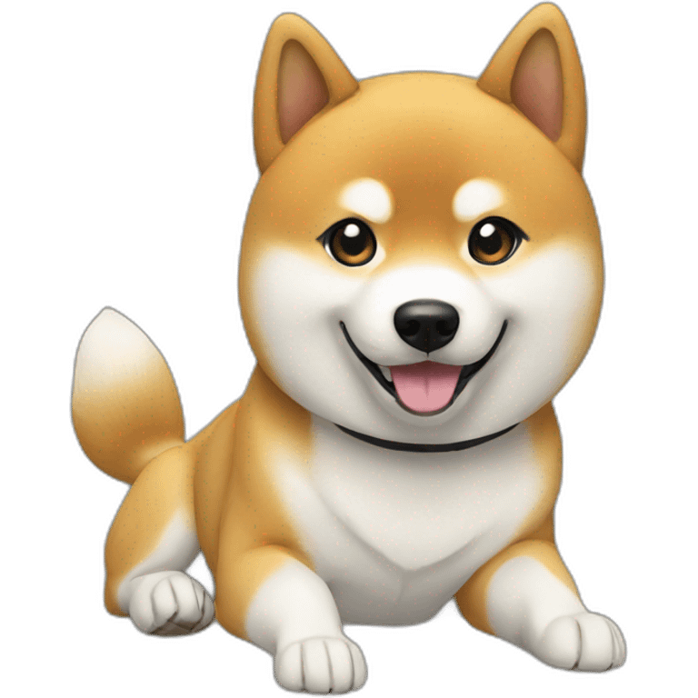 shiba-with-computer emoji