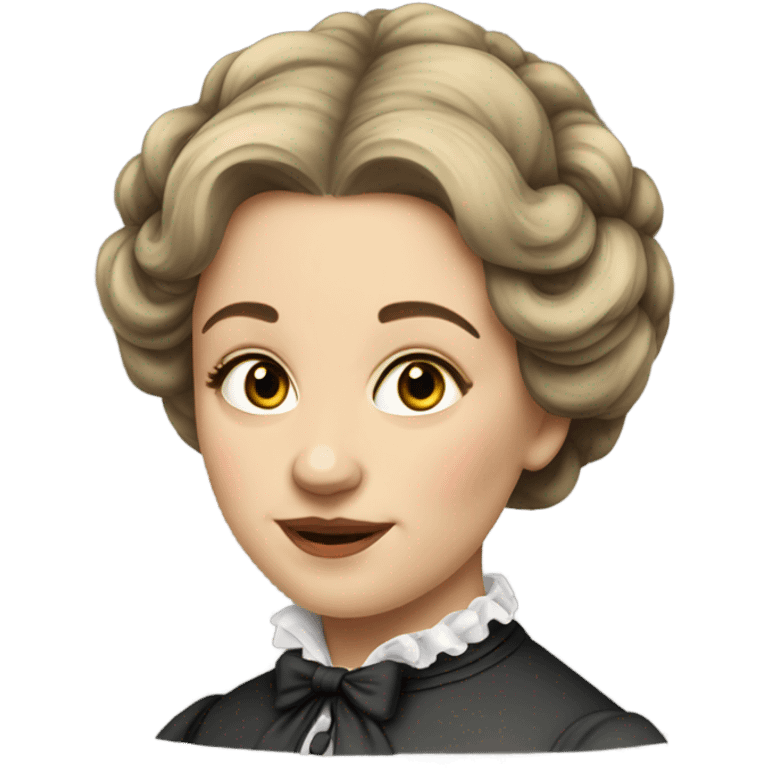 19th century young lady emoji