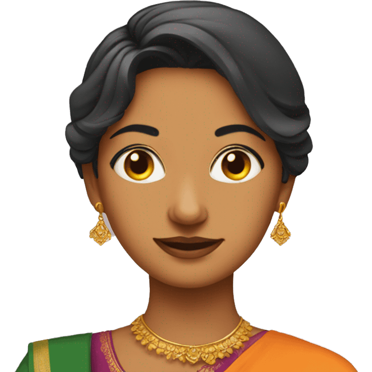 LADY IN SAREE emoji