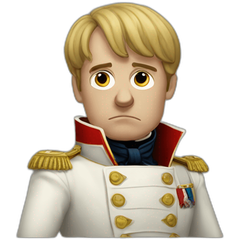 Napoleon depressed emoji