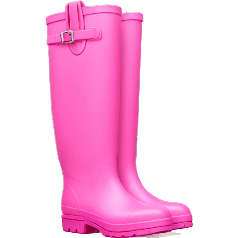 pink rain boots  emoji