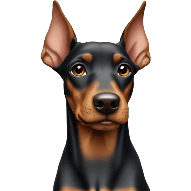 Miniature doberman  ￼ emoji