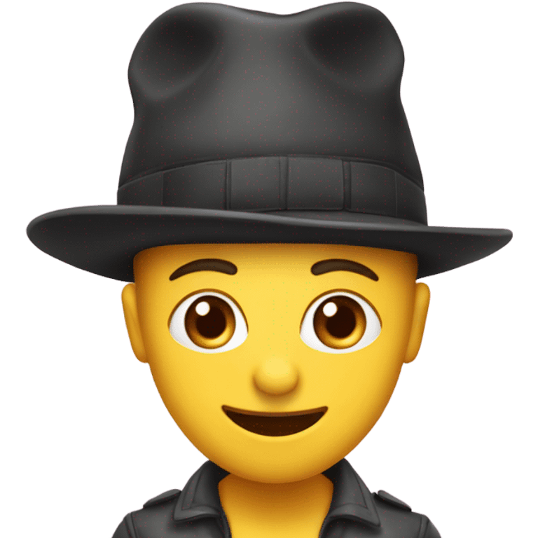 Taking off hat to say you’re welcome emoji