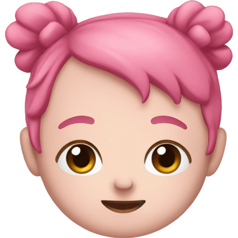 Pink and cute  emoji