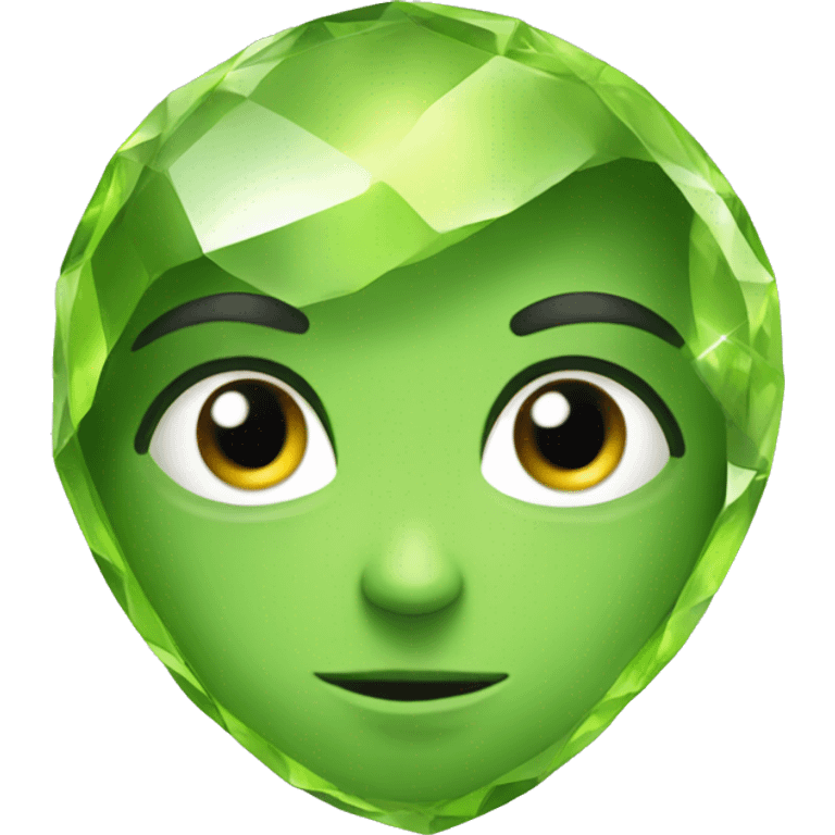 Peridot gemstone  emoji