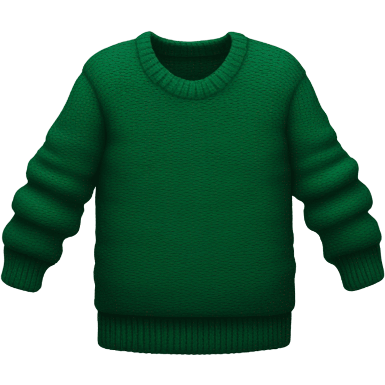 Dark green folded sweater emoji