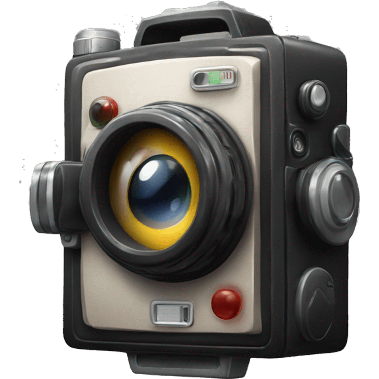 analogue camera with flash emoji