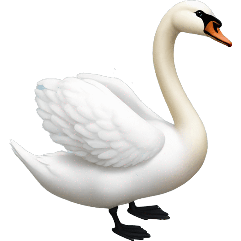 white swan emoji