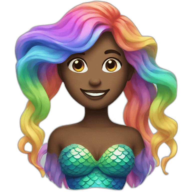 rainbow mermaid emoji